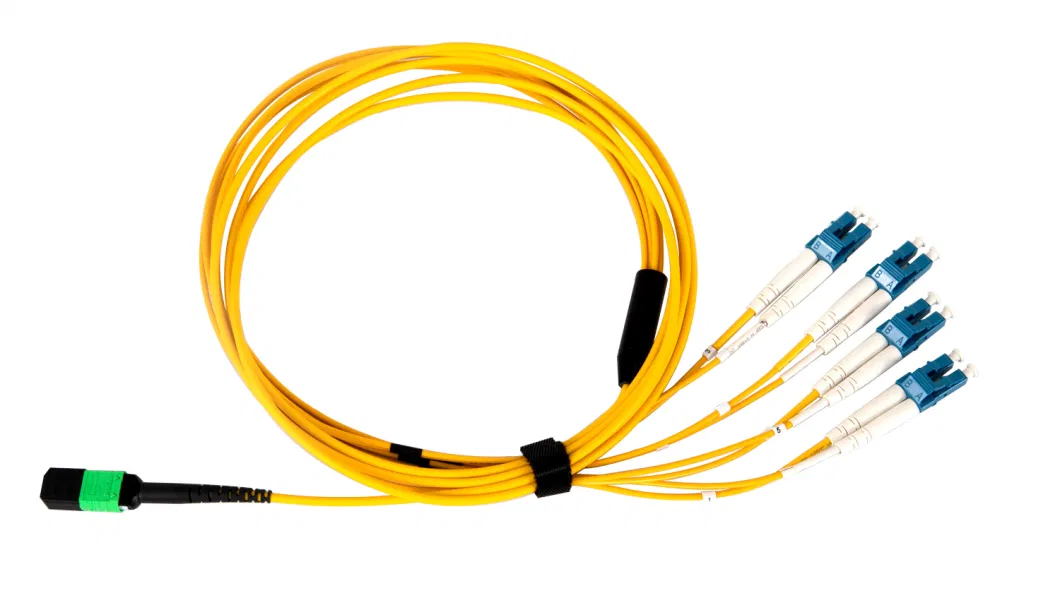 Singlemode 8 Fiber Fiber Optic MPO/MTP Ruggedised Pigtail