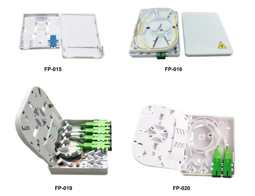 2/4 Sc Simplex 2/4 Fibers Optical Fiber Face Plate Fiber Optic Wall Socket