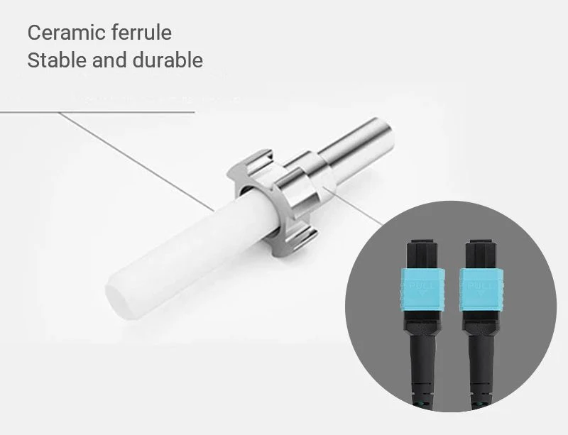 Modern Techniques 4-48 Fibers MPO or MTP Patch Cord Trunk Cable for Data Center Infrastructure