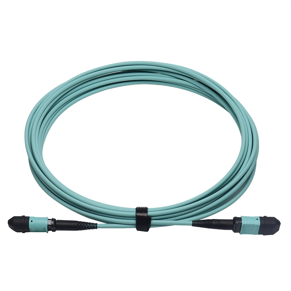 12 Colored 0.9mm Fiber Optical Cable with MPO and LC Fanout Connectors