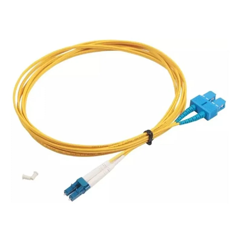 Singlemode Duplex OS2 LC Sc FC Optical Fiber Patch Cable with PVC