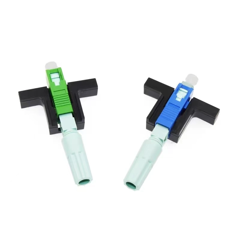 Sc APC Aircraft Nut Type Fiber Quick Assembly Connector Sc APC Fiber Optic Quick Connector Sc Optical Fiber Fast Connector for Fiber Cable