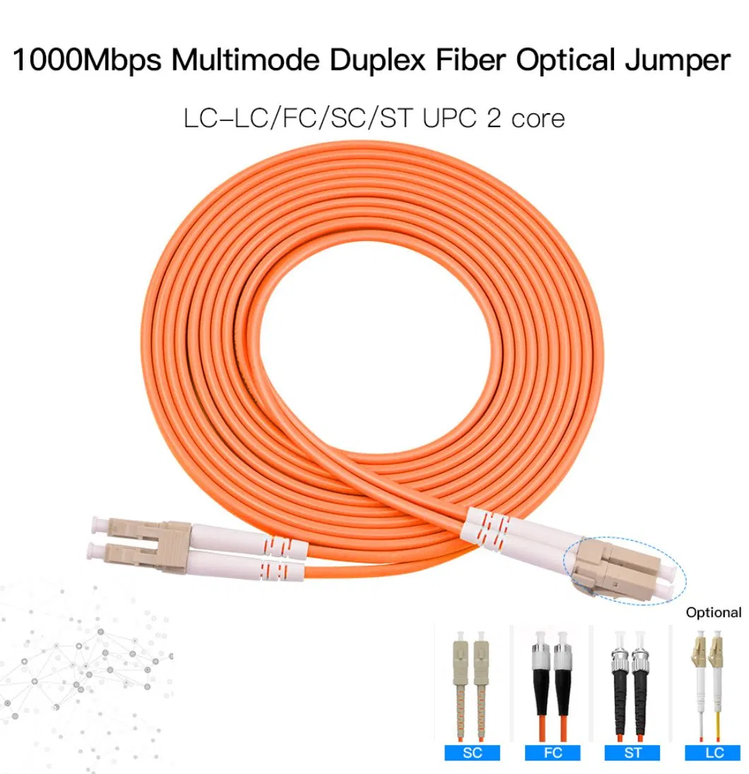 0.9mm 2mm 3mm mm Type Om1 Fiber Optic Patch Cord Sc-LC Multimode Duplex