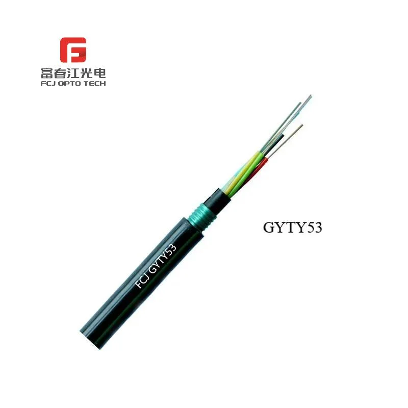 Fcj Underground Outdoor 24 Core Sm Double Sheath GYTY53 Fiber Optic Cable