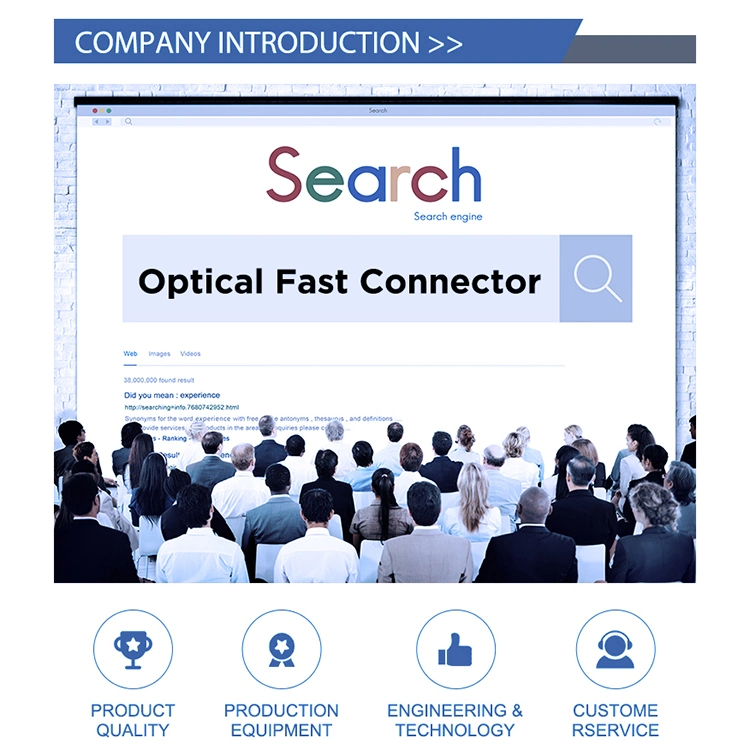 FTTH Sc Upc APC Fiber Optical Fast Quick Cable Connector