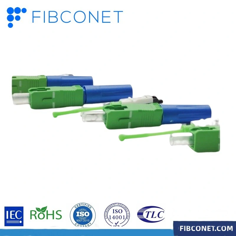 High Performance Sc Upc APC FTTH Optical Fiber Fast Connector