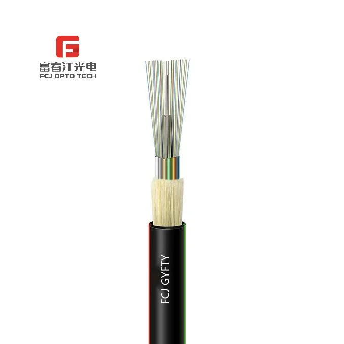 Fcj Outdoor Fiber Optic Cable Asu Aerial Fiber Cable 4 Core GYFTY