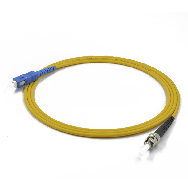 Sc-to-St Simplex OS2 Singlemode 2.0mm Fiber Optic Patch Cable, 3m