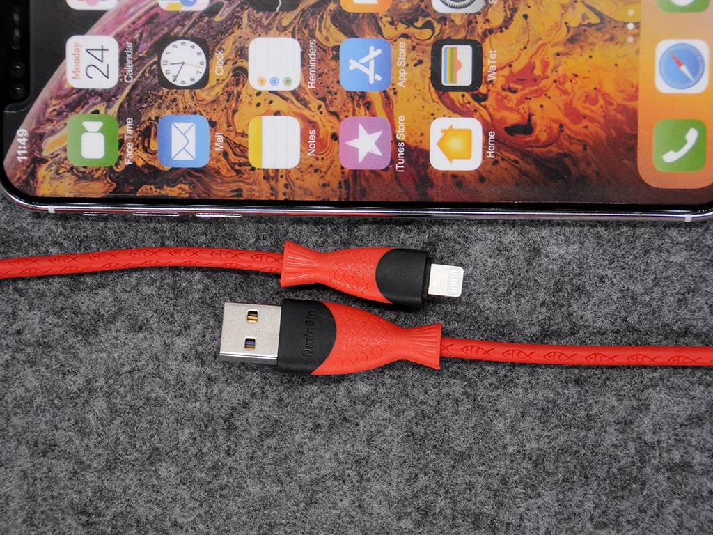 2019 Hot Sell Factory Price USB Data Cable 3.0 TPE 5A Fast Charging Cable Fo iPhone