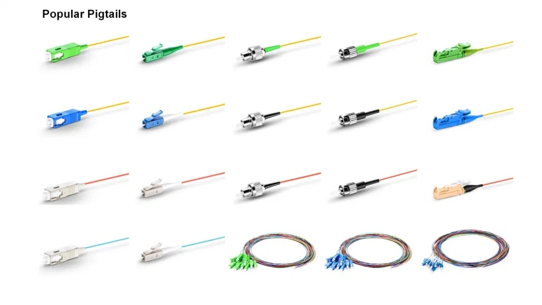 Sc/Upc Sm Fiber Tail with Single Core Multi-Core Fiber Tail Sm Om1 Om2 Om3 Om4 Om5 Fiber Optic Pigtail