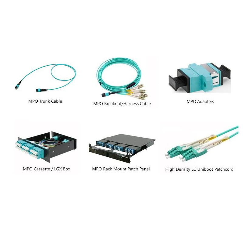 Pre Connectorized Multi Fiber Cables in Corrugated Tube Fiber Optic Distribution Cable Patchord