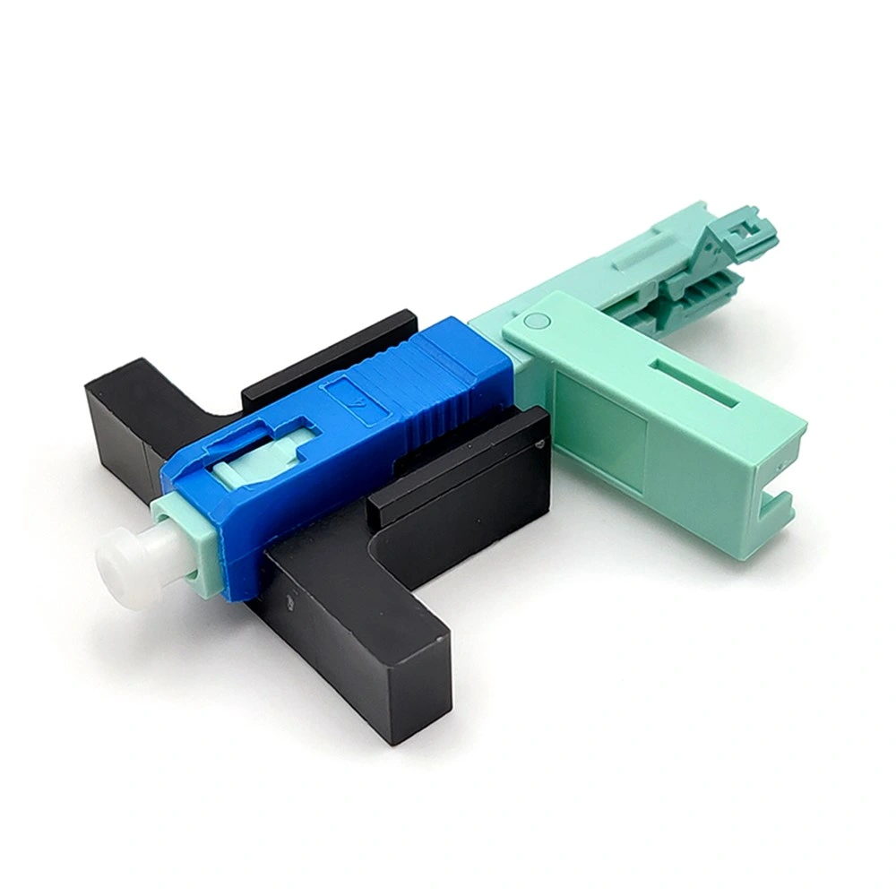 FTTH Sc/Upc Optical Fiber Fast Connector Sc Upc Fiber Optic Quick Assembly Connector Aircraft Gland Type Sc Quick Connector