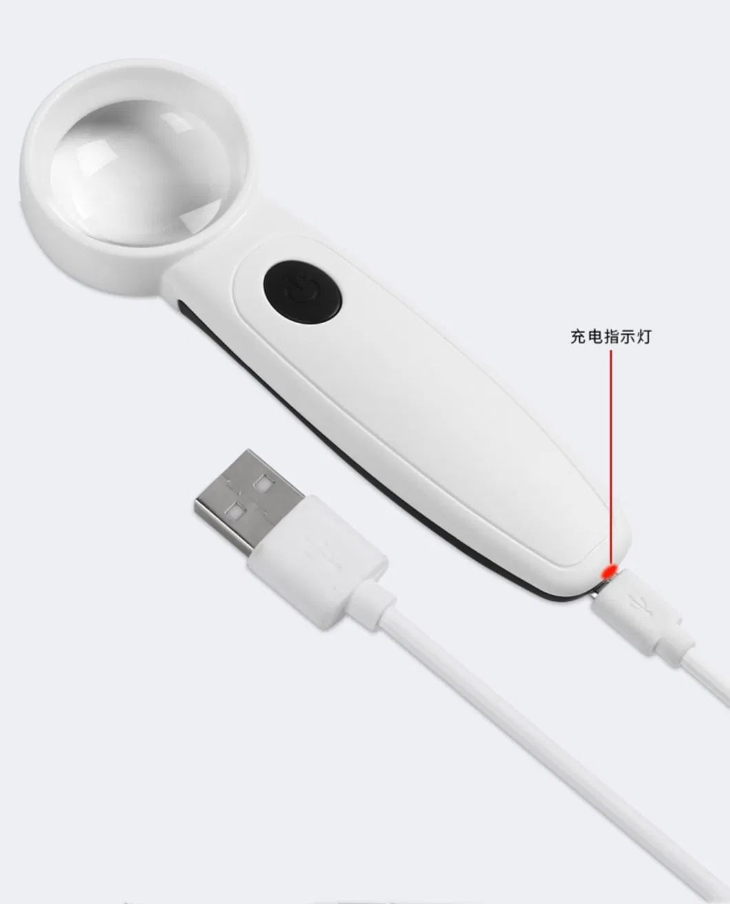 New Handheld Rechargeable Reading Magnifying Glass