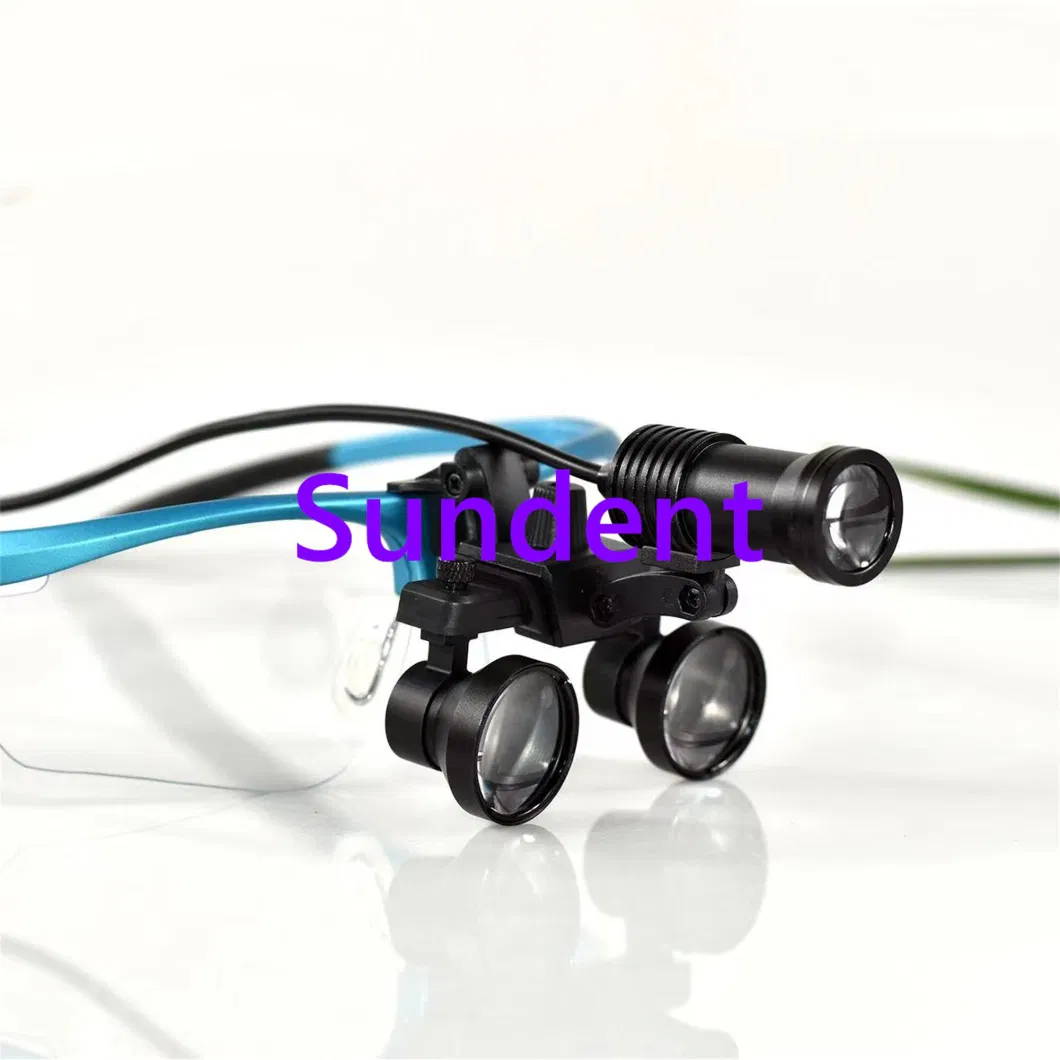 Dental Lab Equipment Dental Surgical Loupe LED Light 2.5X-3.5X Magnifying Glass
