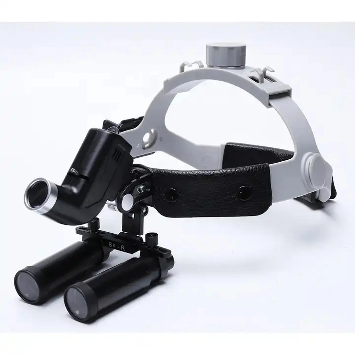 Ent Dental LED Head Light Lamp for Binocular Loupes Brightness Spot Ajustable Surgical Headlight with 4X/5X/6X Loupes