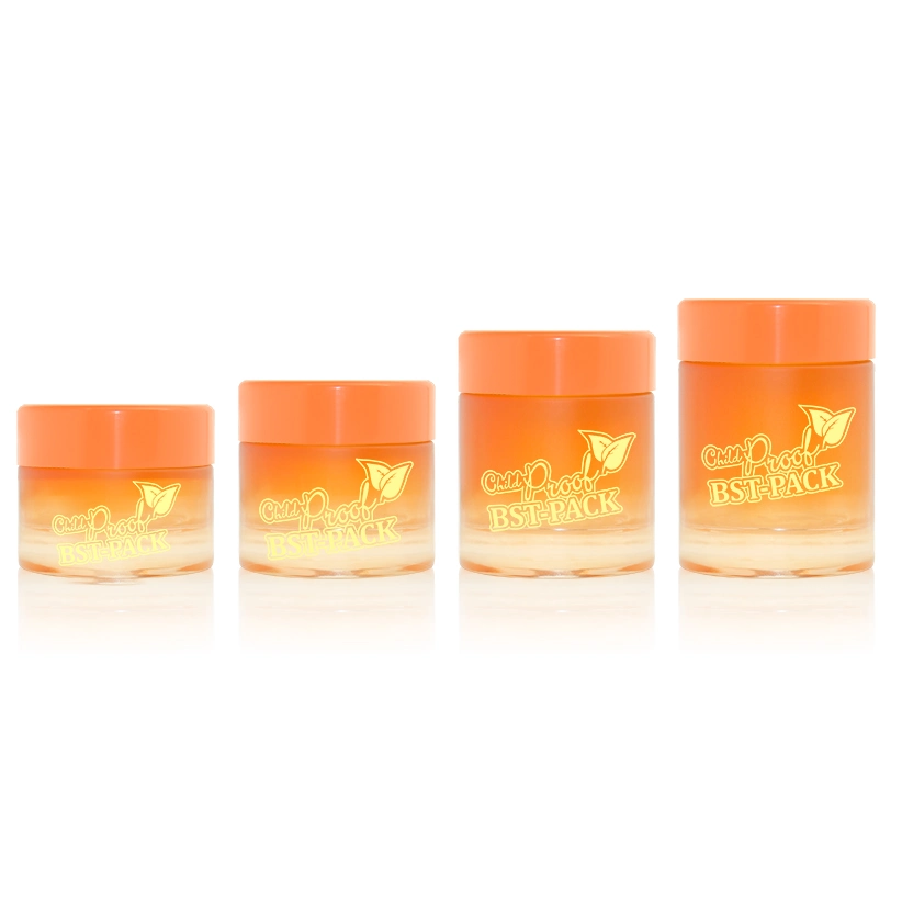Wholesale Wide Mouth Magnifying Child Safe Glass Jar with Childproof CRC Lids