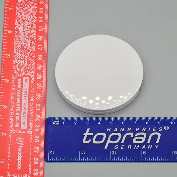 Promotional Portable Plastic Magnifying Compact Mirror Pocket Mirror with Magnet Closure