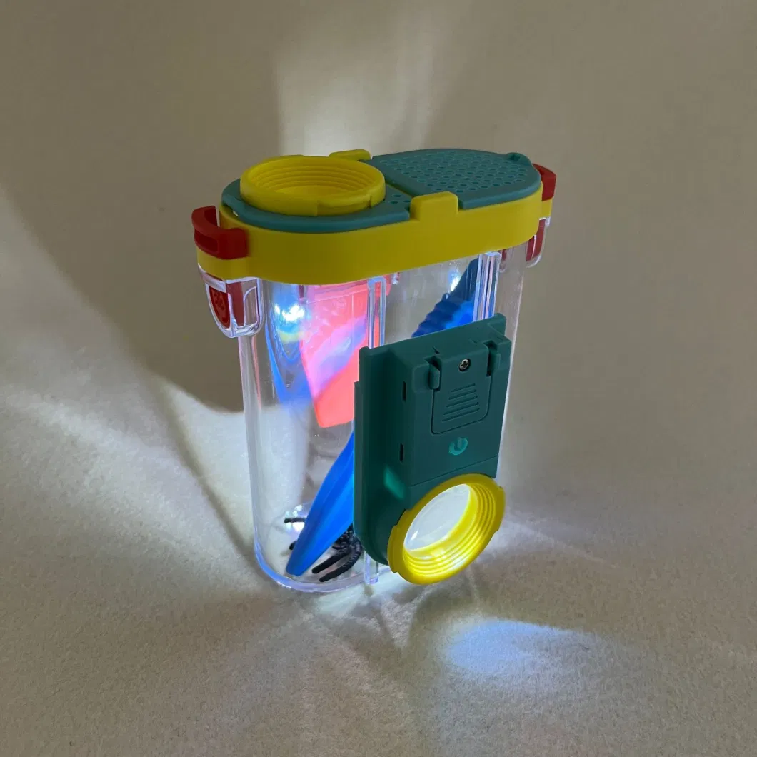 New 8X 13X LED Illuminated Double Hole Insect Magnifier Viewer