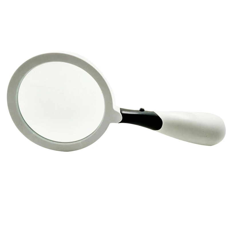 Illuminated Handheld LED Magnifier Portable Lamp Magnifying Glass