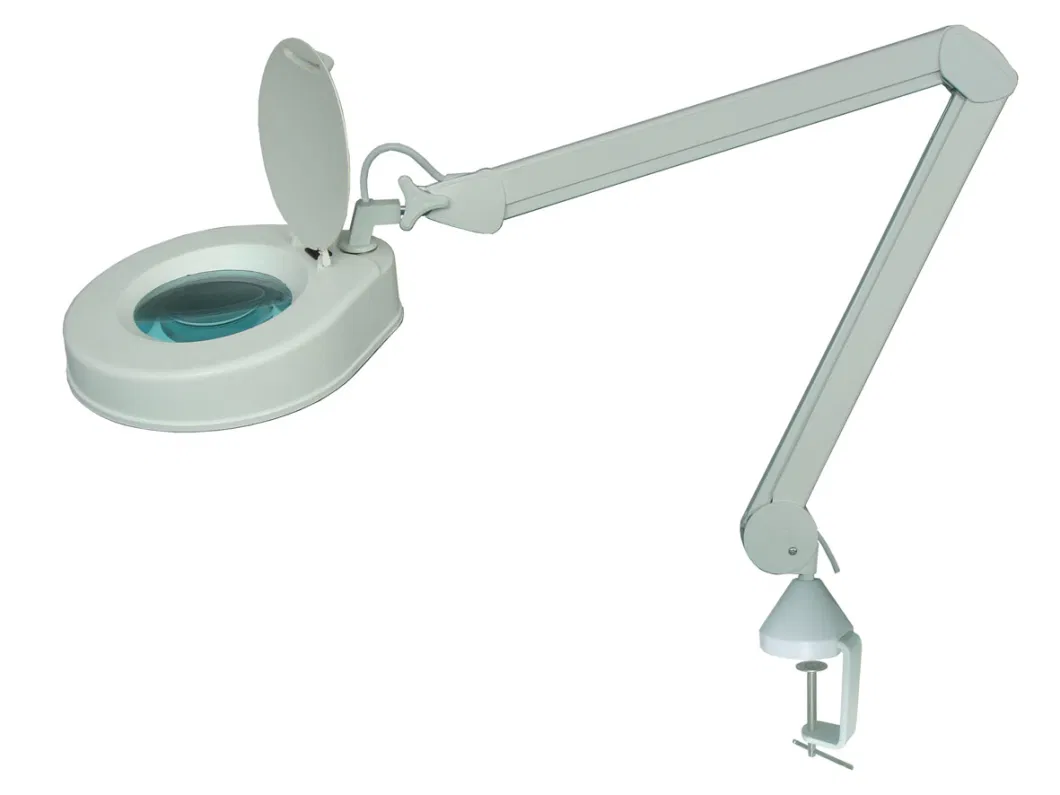 Professional LED Table Magnifying Lamp Inspection Magnifier Workbench Working Lamp 