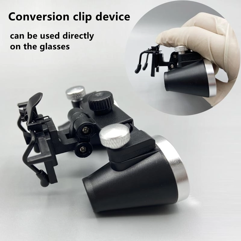 Dental 2.5X 3.5X Surgical Binocular Medical Dental Loupe with LED Lamp Microscope