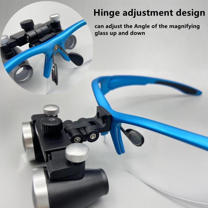 Dental 2.5X 3.5X Surgical Binocular Medical Dental Loupe with LED Lamp Microscope