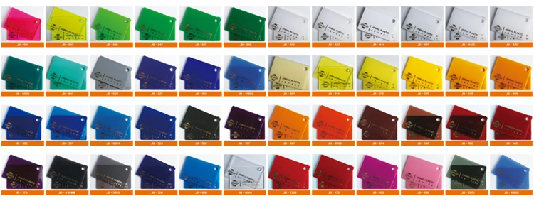 Jinbao 8X10 Size 12mm 20mm 22mm 30mm Colored Iridescent Sheet Magnifying Acrylic for Safe Shield