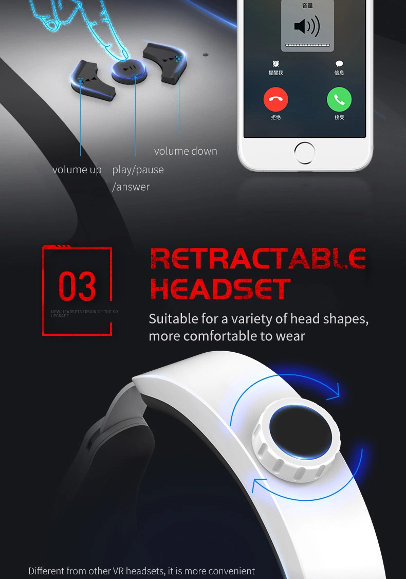 Popular OEM Designer Custom High Quality Virtual Reality 3D Imax Movies Augmented Reali Smart Vr Ar Glasses