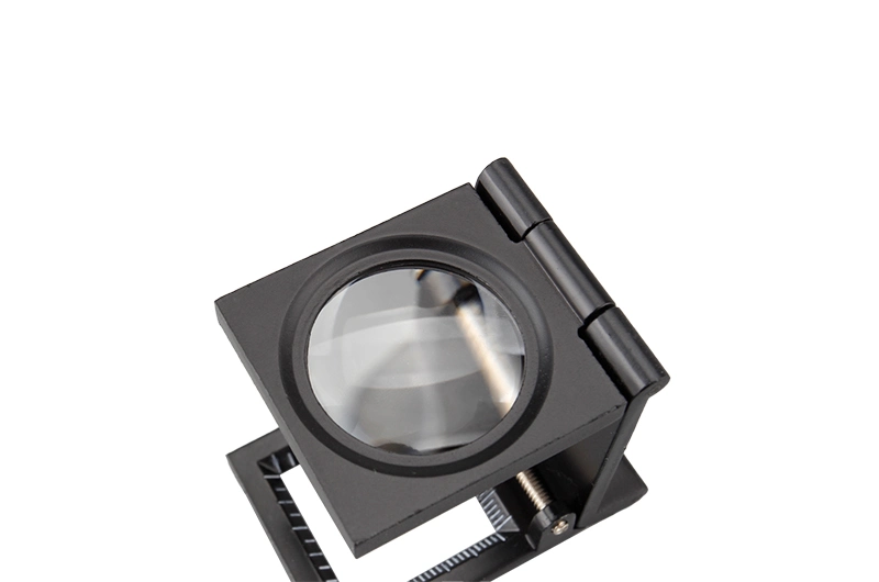 Metal Foldable Desktop Magnifying Glass with Pointer and Scale
