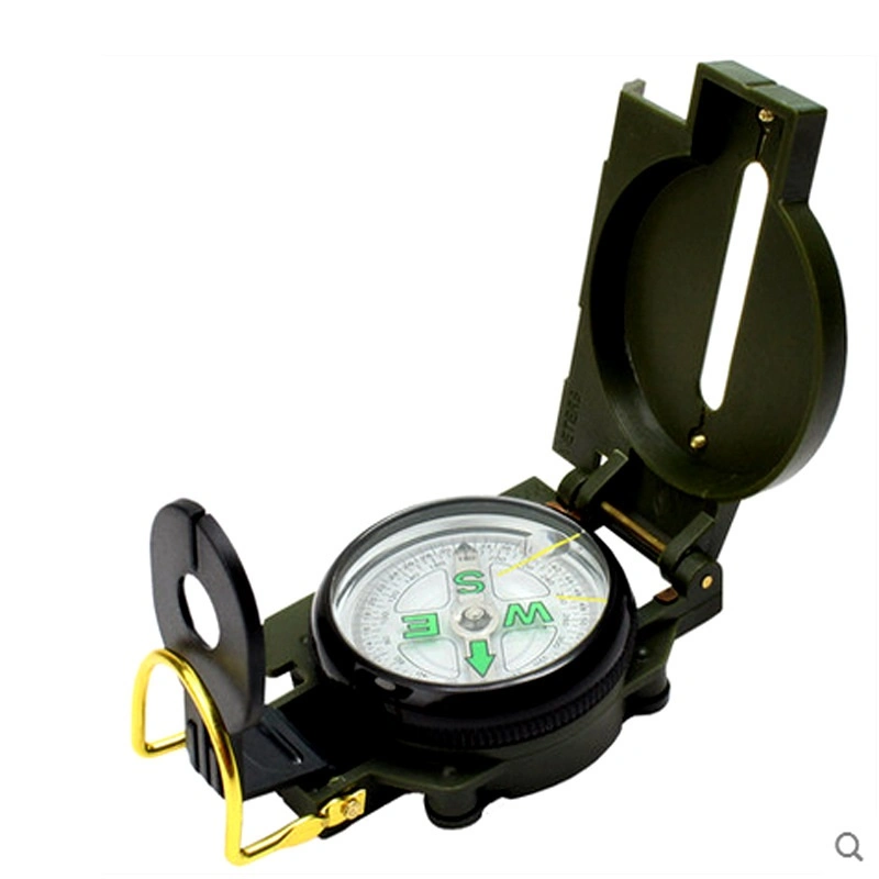 Multi-Functional Waterproof Compass, Hiking Mini Folding Lens Compass for Outdoor Sport Supplies, Camping Climbing Camping Survival Tool Wyz16618