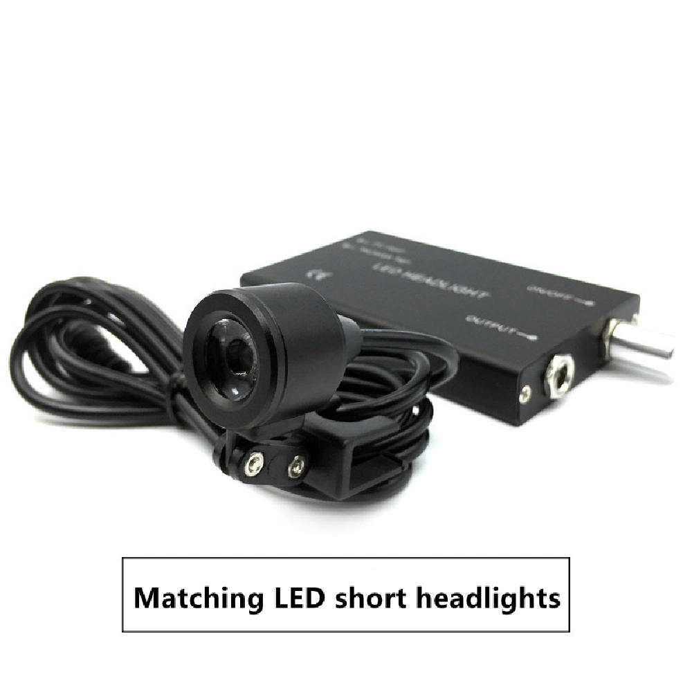 Dental 2.5X 3.5X Surgical Binocular Medical Dental Loupe with LED Lamp Microscope