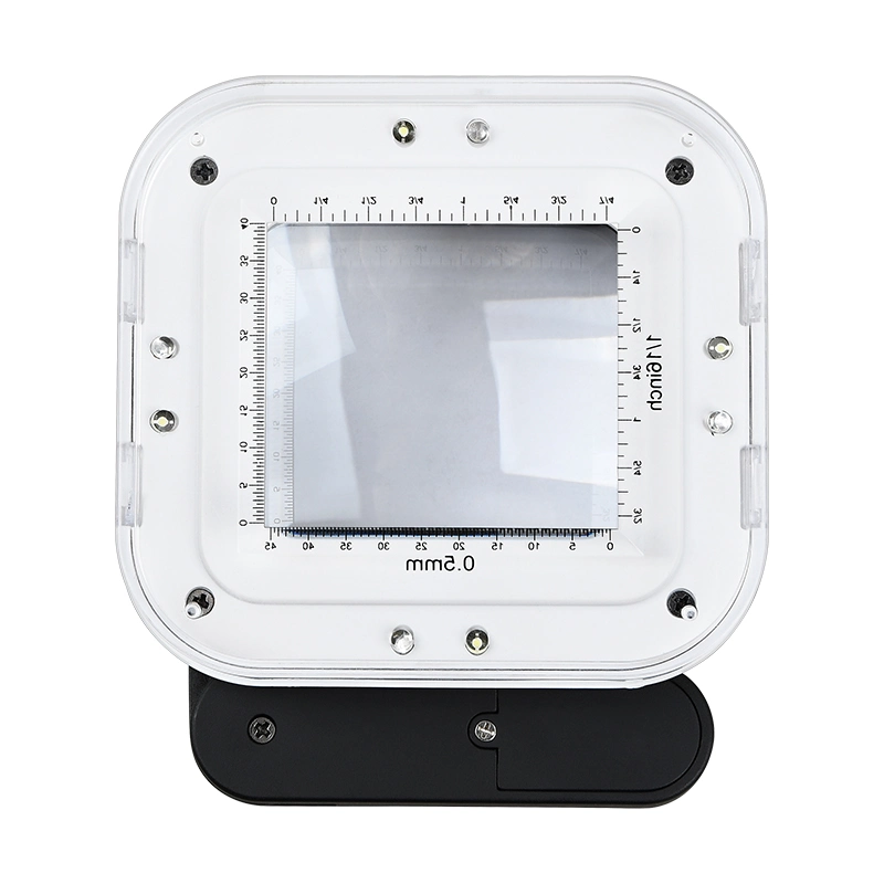 2 LED Handheld Magnifying Glass Magnifier - 10X/15X/20X Magnification Power (BM-MG1042A)