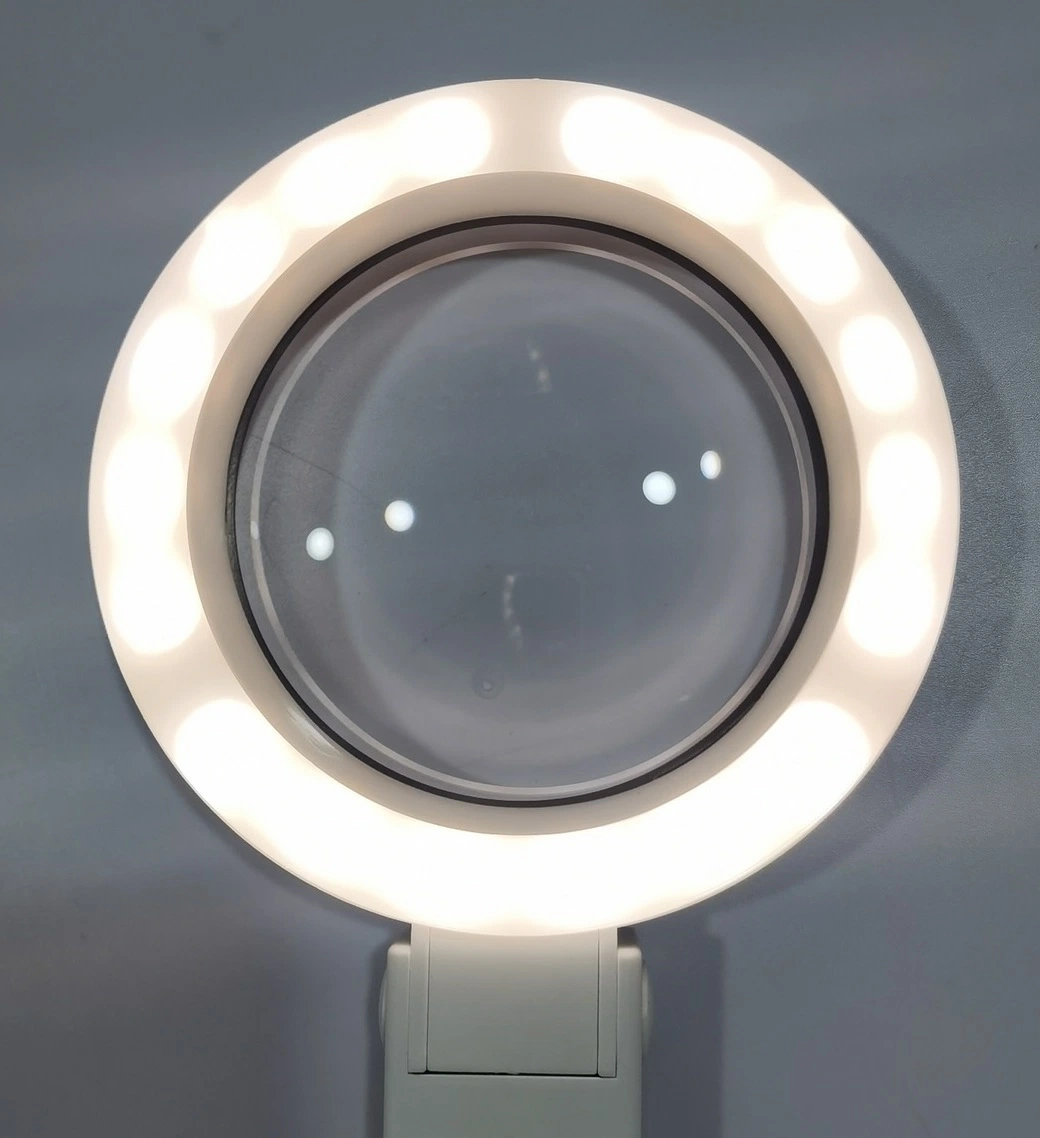 18 LED Multifunctional Handheld Magnifier Fordable Magnifying Glass with Magnet