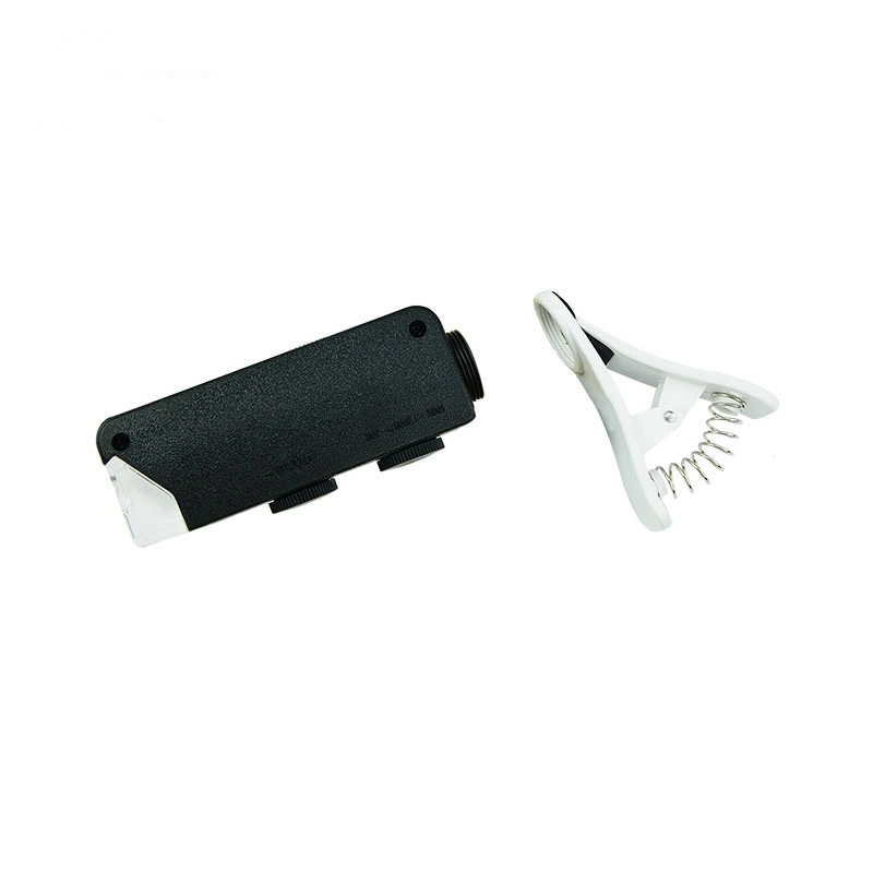 Smart Phone Pocket Zoom Microscope with Clip Digital Microscope LED Loupe 60X-100X