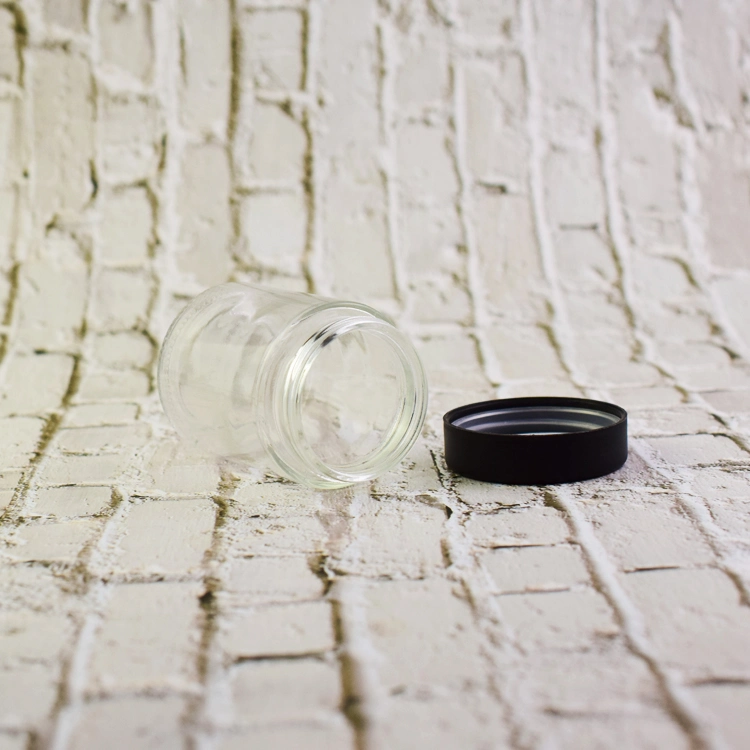Food & Spice Sturdy Glass Jars Storage 3PCS with Magnifying Lid, 350ml/800ml/1300ml