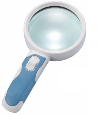 2 LED Handheld Magnifying Glass Magnifier 5X Magnification Power (BM-BG1010)