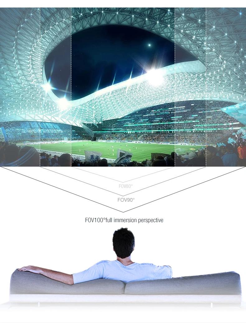 2024 New Product Virtual Reality 3D Video Glasses for Smartphone Android and Ios 3D Glasses