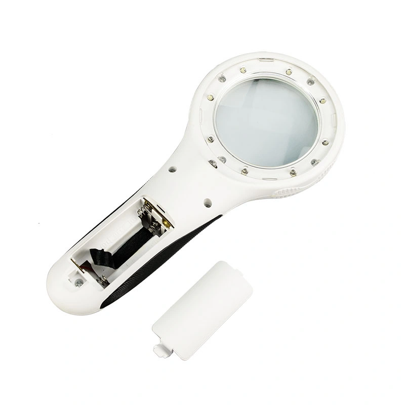 Handheld Magnifying Glass LED Illuminated Magnifier UV Lamp