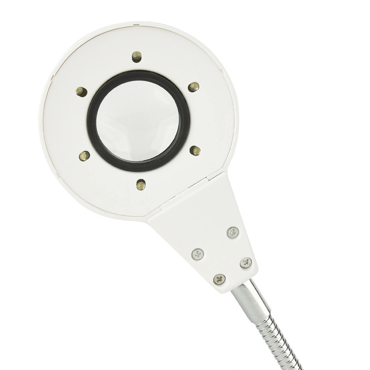 Big Lens Helping Hand Magnifier LED Auxiliary Clip Desk Lamp Magnifier for Repairing PCB DIY Soldering Work