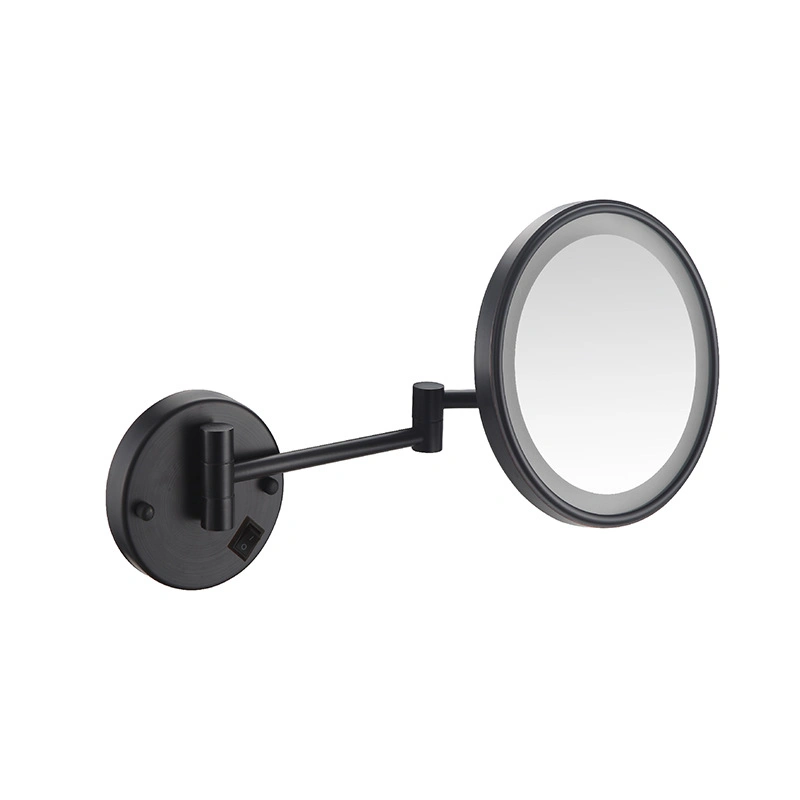 3X Magnifying Mirror Chrome Single Sides Wall Mounted Mirror with Extendable Arm