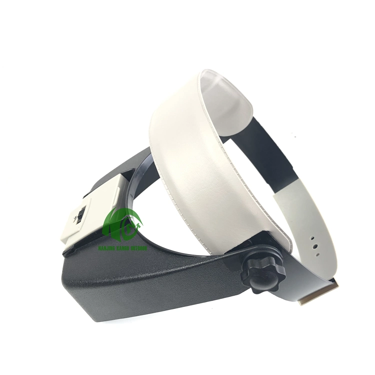 Adjustable Band Four Lens LED Light Head Magnifying Glass