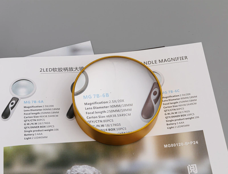 Professional China Supplier 8016 High-Quality Optical Glass Paper Magnifying Glass
