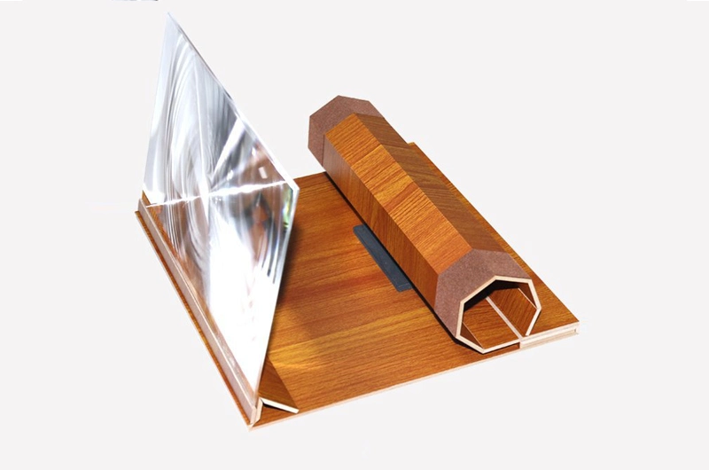 Wood Grain Foldable Mobile Phone Screen Amplifier