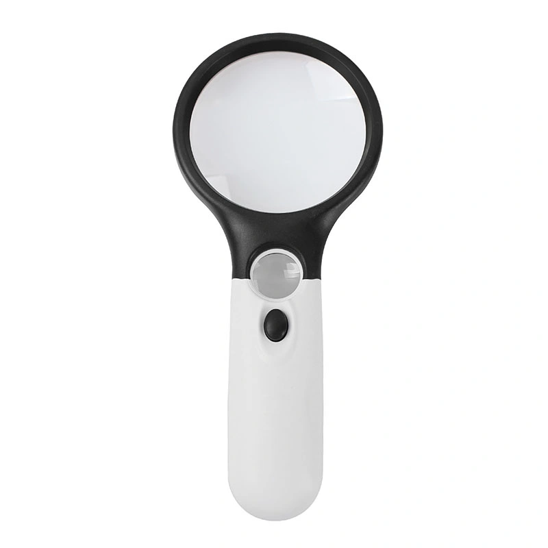 Large Acrylic Optical Lens Magnifier LED Handheld Magnifying Glass (BM-MG4117)