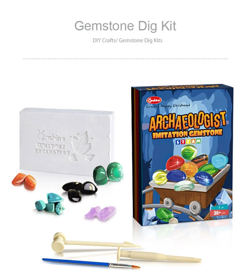 Archaeology Gemstone Mining Science Kit Stem Toys