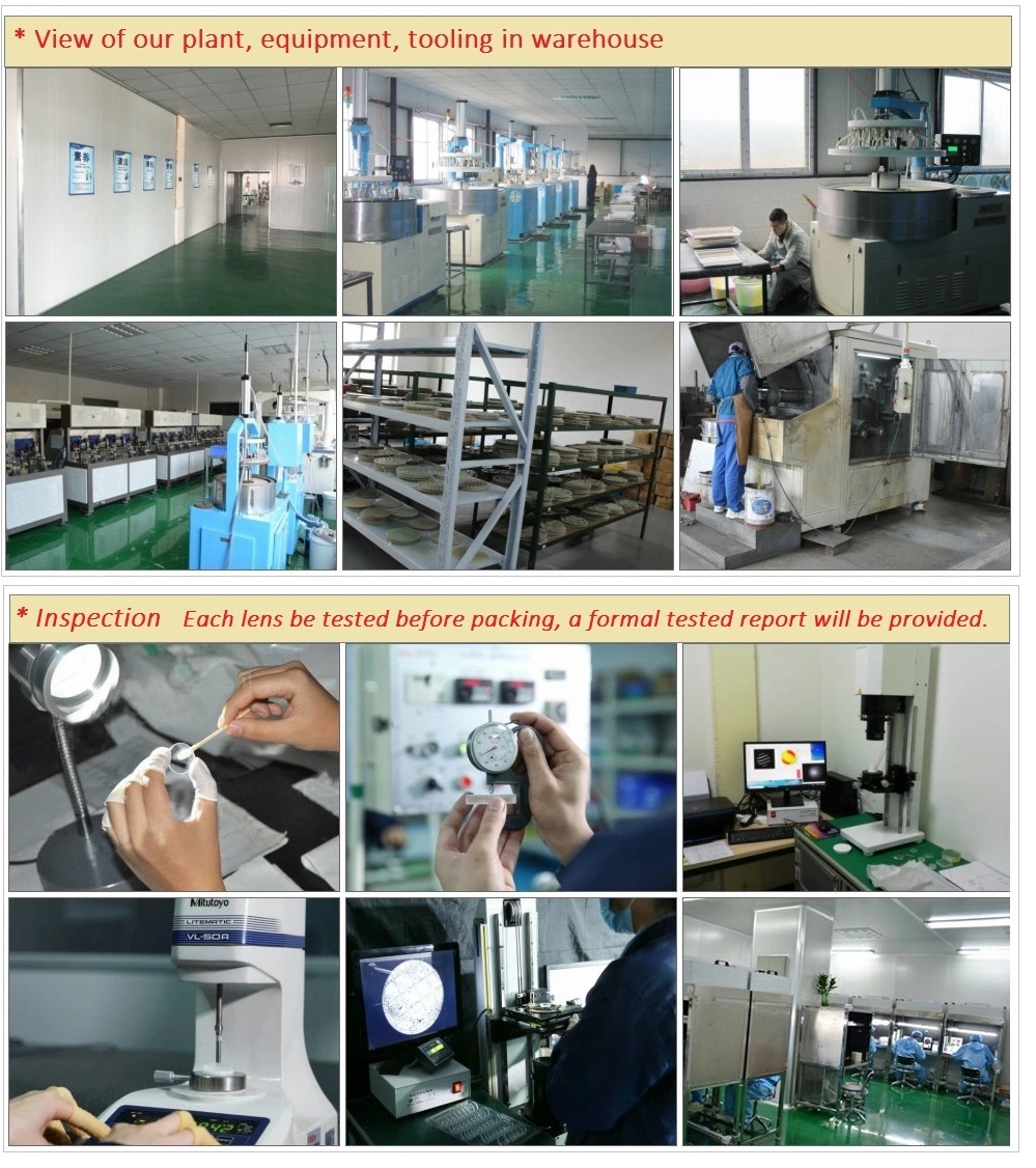 Changchun Factory Customized Ar Coating Optical Glass Dome Lens