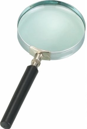 Handheld Magnifier Metal Magnifying Glass for Reading