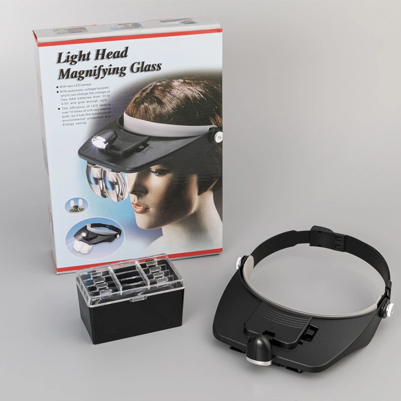 Mg81001-a LED Headband Magnifier with Detachable Lens