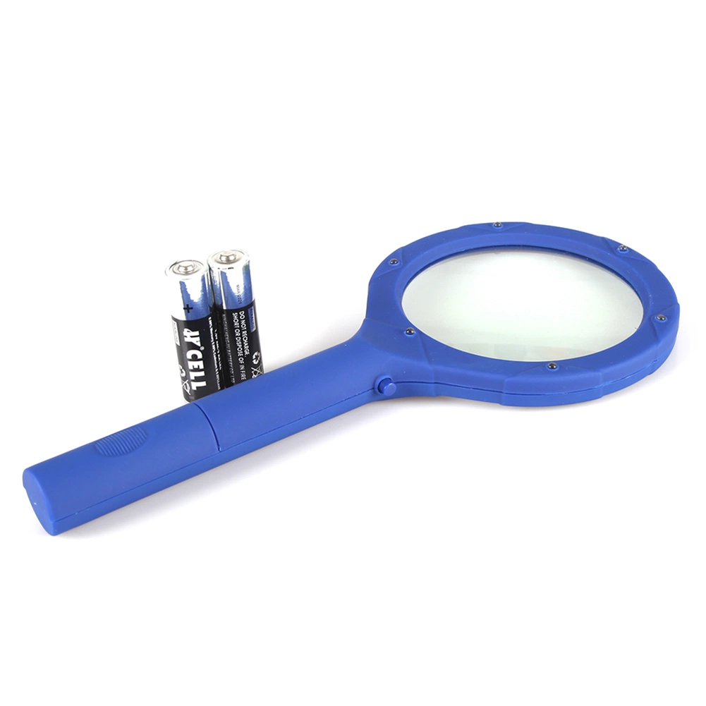 Multi Purpose 6 LED Illuminating Work Light with Big Magnifying Glass