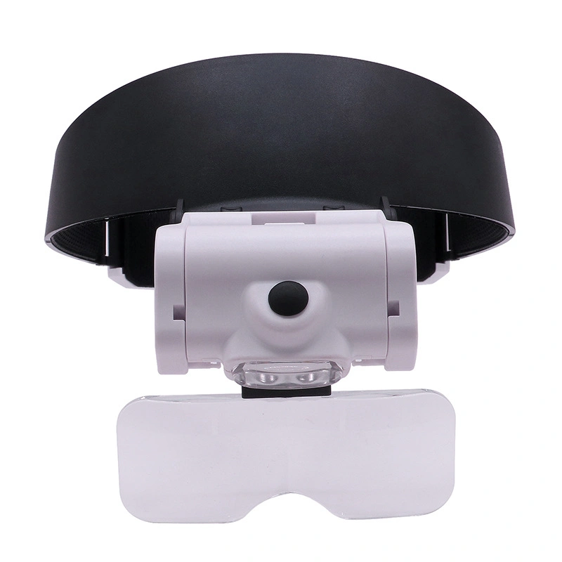 High-Power LED Headband Magnifier Helmet Magnifying Glass with LED Light